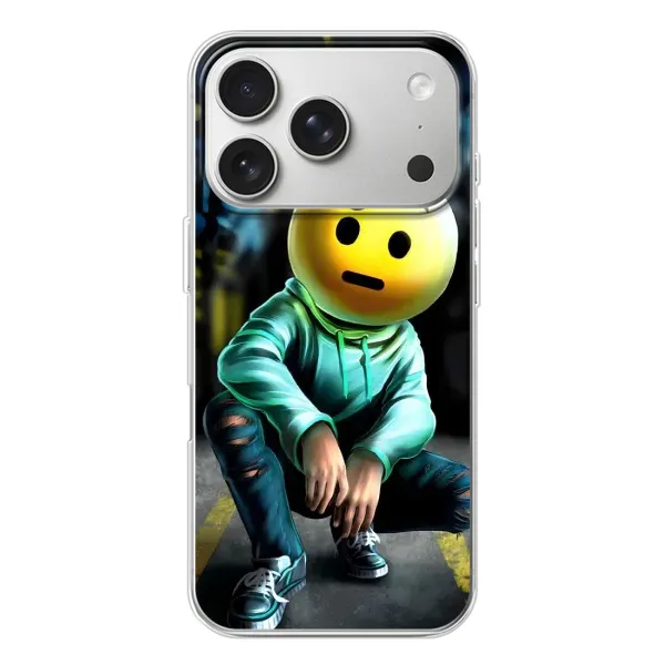 Чехол с принтом «Парень смайл» для iPhone 17 Pro Чехол с принтом «Парень смайл» для iPhone 17 Pro