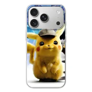 Чехол с Пикачу на iPhone 17 Pro (Пикачу в городе)