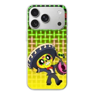 Чехлы Brawl Stars для iPhone 17 Pro (AlphaPrint) (Поко в самбреро)