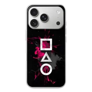 Чехол Гра в кальмара для iPhone 17 Pro (Символы Игра кальмара)
