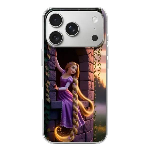 Чохол з принтом «Рапунцель на вежі» для iPhone 17 Pro Чохол з принтом «Рапунцель на вежі» для iPhone 17 Pro