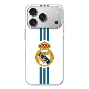 ФК Реал Мадрид чехлы для iPhone 17 Pro (AlphaPrint) (Реал Мадрид на белом)
