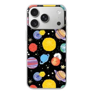 Космічні Чохли для Айфон 17 Pro (VPrint) (Намальовані планети)