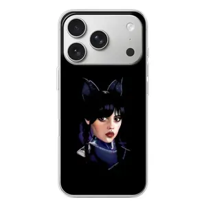 Чехлы Венсдей на iPhone 17 Pro Уэнсдей (AlphaPrint) (серьезная Уэнздей)