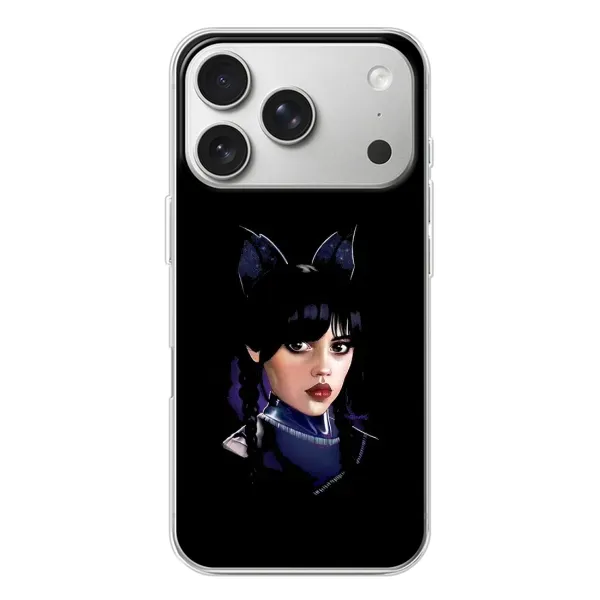 Чехол с принтом «серьезная Уэнздей» для iPhone 17 Pro Чехол с принтом «серьезная Уэнздей» для iPhone 17 Pro