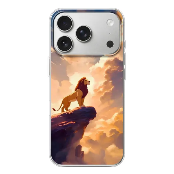 Чохол з принтом «Сімба на скелі» для iPhone 17 Pro