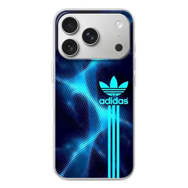 Чохол з принтом «Синій Адідас» для iPhone 17 Pro Чохол з принтом «Синій Адідас» для iPhone 17 Pro