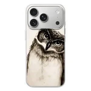 Чохол з пташками на iPhone 17 Pro (VPrint) (Сова)