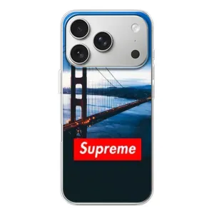 Чехол для iPhone 17 Pro с картинкой Supreme (AlphaPrint)