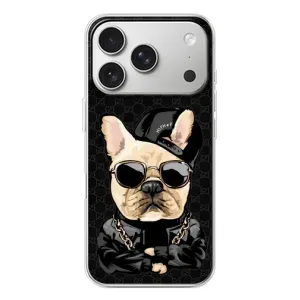 Чехлы с крутыми принтами для iPhone 17 Pro - (PREMIUMPrint) (Стильная собака)