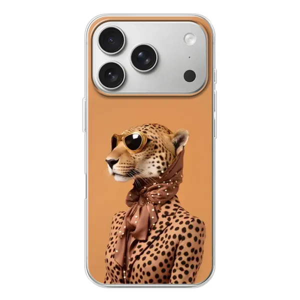 Чехол с принтом «Стильный леопард» для iPhone 17 Pro