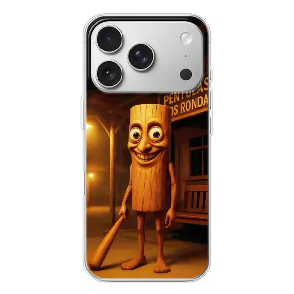 Чохол з принтом «Тунг тунг сахур» для iPhone 17 Pro