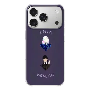 Чехлы Венсдей на iPhone 17 Pro Уэнсдей (AlphaPrint) (Уэнздей и подруга)