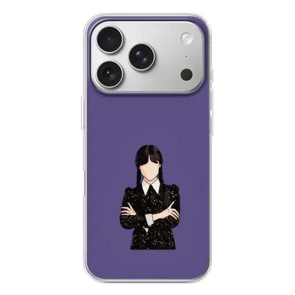 Чехол с принтом «Уэнздей в черном» для iPhone 17 Pro Чехол с принтом «Уэнздей в черном» для iPhone 17 Pro