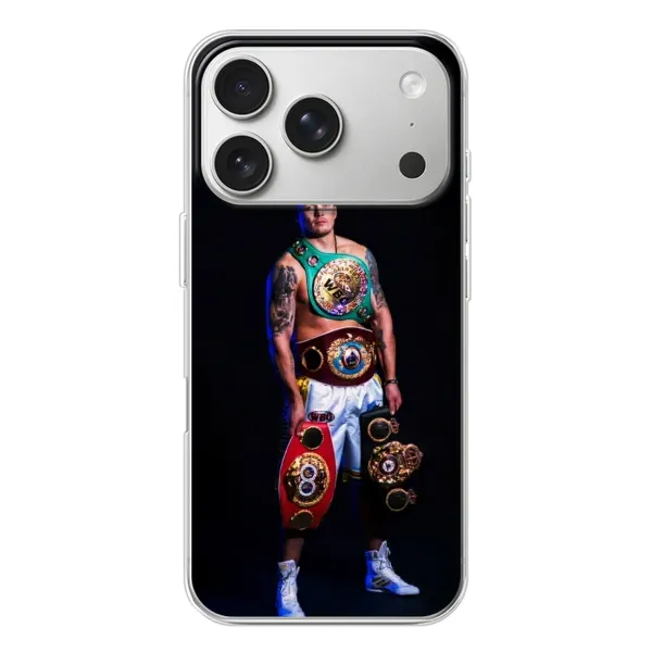 Чехол с принтом «Усик с поясами» для iPhone 17 Pro