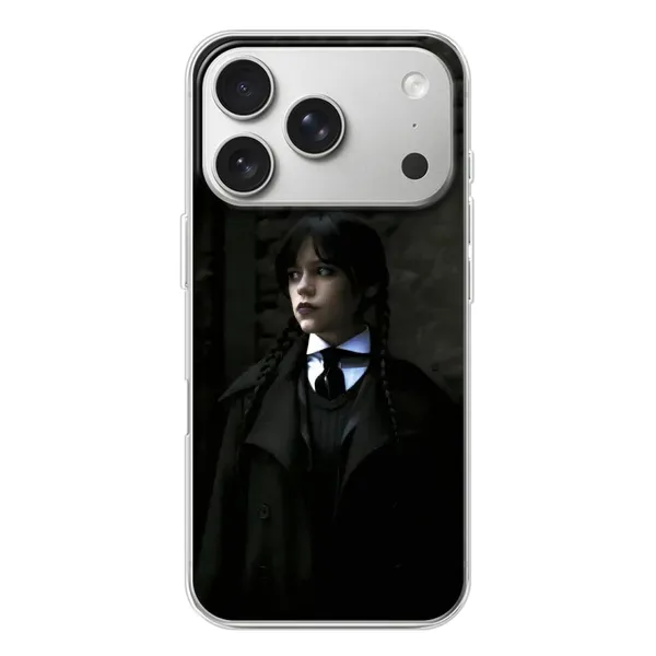 Чехол с принтом «Темный стиль Уэнздей» для iPhone 17 Pro Чехол с принтом «Темный стиль Уэнздей» для iPhone 17 Pro