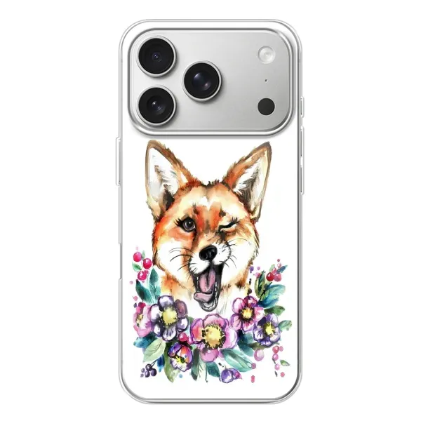 Чохол з принтом «Весела лисичка» для iPhone 17 Pro Чохол з принтом «Весела лисичка» для iPhone 17 Pro