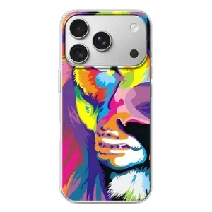 Чехол со Львом для iPhone 17 Pro (VPrint) (Яркий Лев)