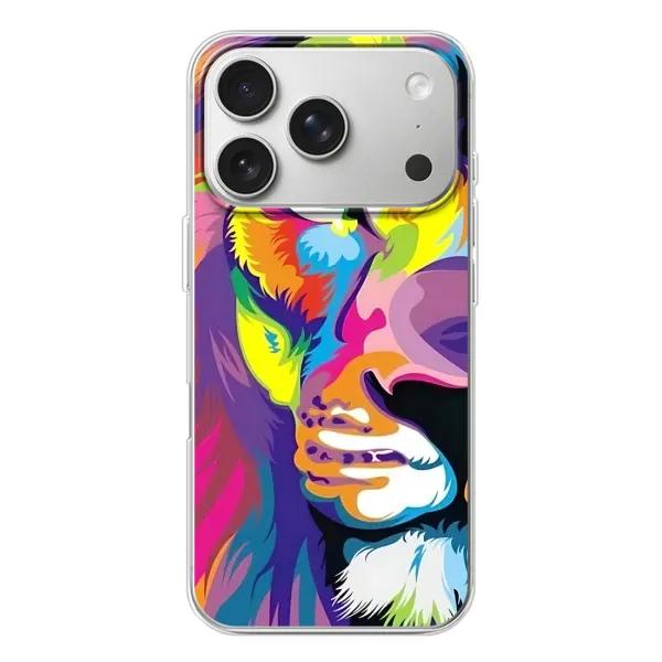 Чехол с принтом «Яркий Лев» для iPhone 17 Pro