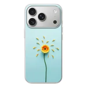 Чехлы с Цветами для iPhone 17 Pro (VPrint) (Желтый цветок)