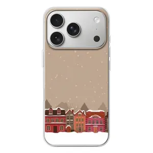 Новогодние, Праздничные Чехлы для iPhone 17 Pro - 2024 год (Зимний город)