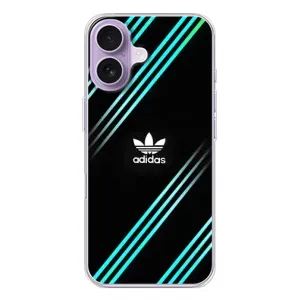 Чехлы Адидас для iPhone 17 (AlphaPrint) (Адидас с полосами)