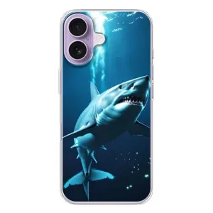 Чохол з картинкою 'Хижаки' для iPhone 17 (Акула під водою)