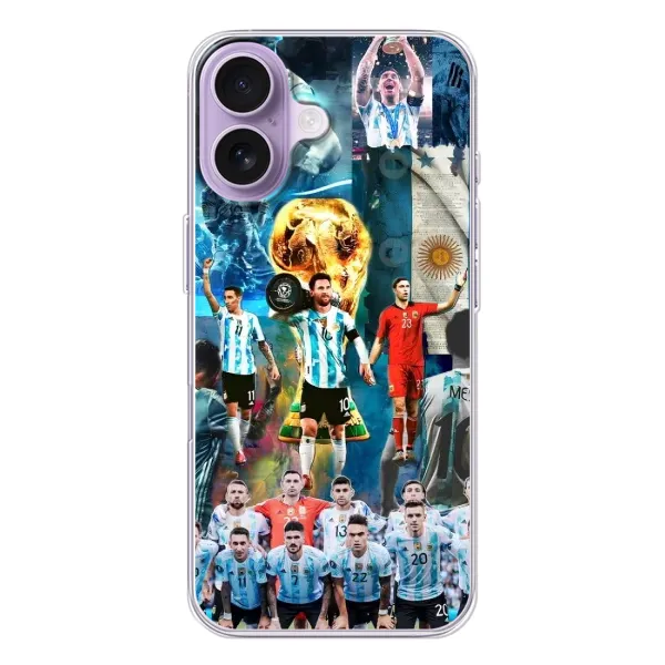 Чехол с принтом «Аргентина Месси» для iPhone 17