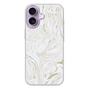 Мраморний чехол на iPhone 17 (VPrint) (Білий мрамор)