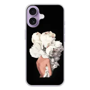 Чехлы (ART) Цветы на iPhone 17 (VPrint) (Белые цветы)