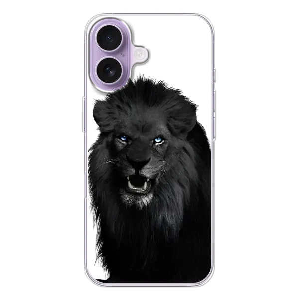 Чохол з принтом «Чорний ЛЕВ» для iPhone 17