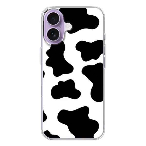 Чохол з принтом «Чорная Буренка» для iPhone 17
