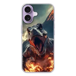 Чохол з картинкою 'Хижаки' для iPhone 17 (Вогняний динозавр)