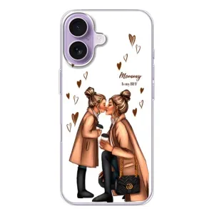 Чехол с печатью для iPhone 17 - (Мама с ребенком) (AlphaPrint)