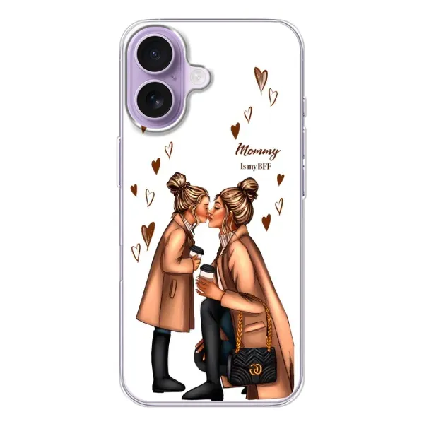 Чохол з принтом «Донька і мама» для iPhone 17