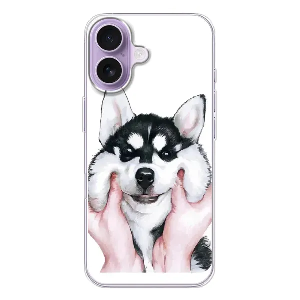 Чохол з принтом «Радісний Хаскі» для iPhone 17