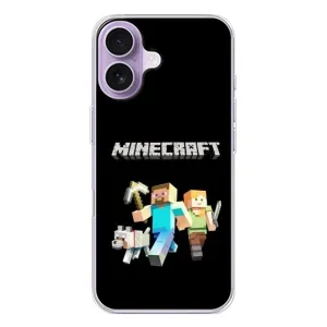 Чохол Майнкрафт на iPhone 17 (AlphaPrint) Minecraft (герої Minecraft)