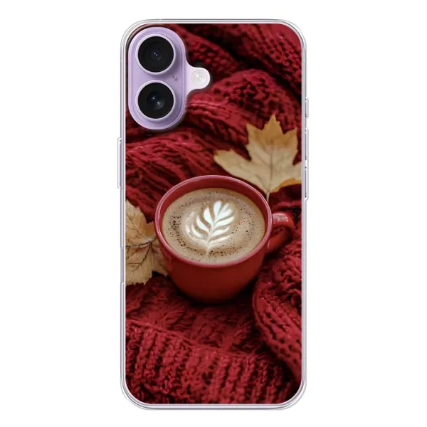 Чохол з принтом «Кава на ковдрі» для iPhone 17 Чохол з принтом «Кава на ковдрі» для iPhone 17