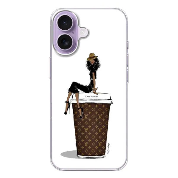 Чохол з принтом «кава LOUIS VUITTON» для iPhone 17
