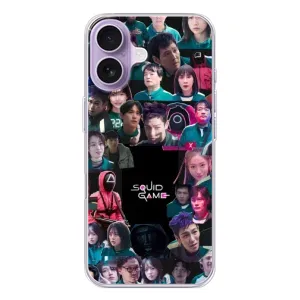 Чохол Гра в кальмара для iPhone 17 (Колаж Гра кальмара)