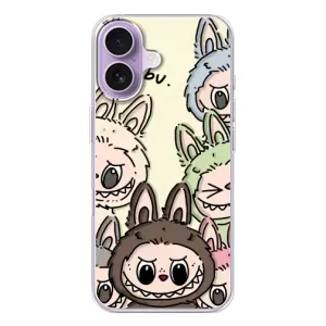 Чохол з Лабубу на iPhone 17 (Золота мавпа Bored Ape)