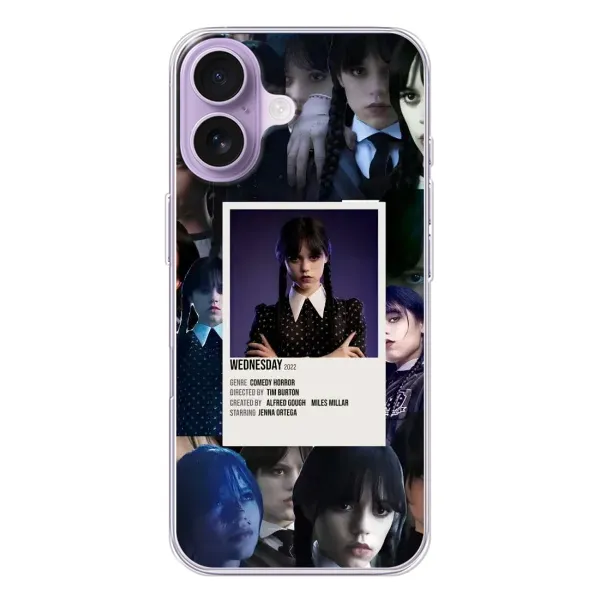 Чохол з принтом «колаж Венздей» для iPhone 17
