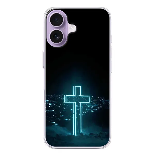 Чохол з принтом «Хрест і місто» для iPhone 17