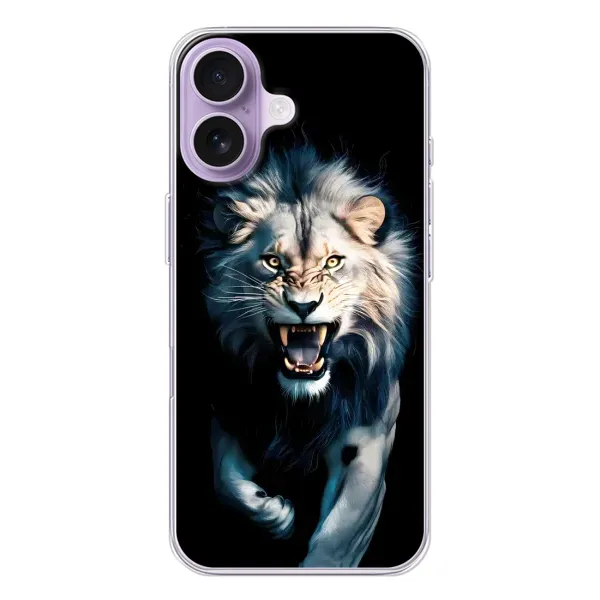 Чохол з принтом «Лев у темряві» для iPhone 17