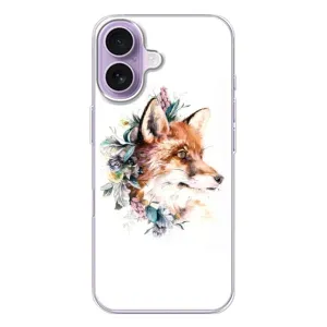 Чохли з картинкою Лисичка для iPhone 17 (VPrint) (Лиса в квітах)