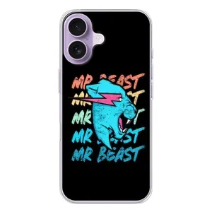 Чохли Містер Біст для Айфон 17 (logo Mr beast)
