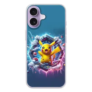 Чохол з Пікачу на iPhone 17 (Лого Пікачу)