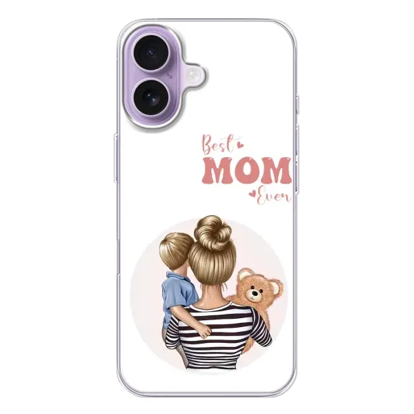Чохол з принтом «Мама і син» для iPhone 17