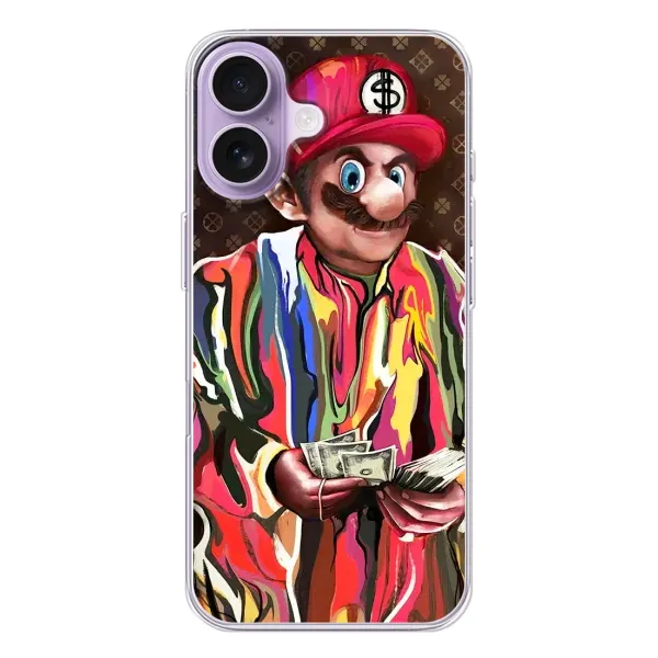 Чохол з принтом «Mario LV» для iPhone 17