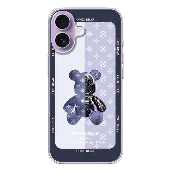 Чохол з принтом «Медведик LV» для iPhone 17 Чохол з принтом «Медведик LV» для iPhone 17